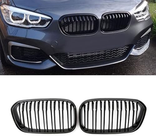 RGHDEHD Frontschürze Vent Grille für BMW 1er F20 F21 2015 2016 2017 2018, Außen Trim Ansauggrill Upgrade Ersatz Auto Zubehör.,1er F20 2015-2018