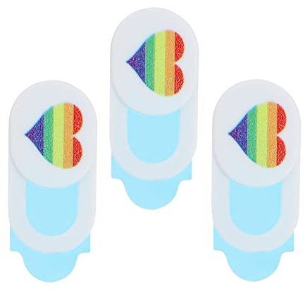 CAXUSD 3 Pezzi Copertura per Webcam per Computer Portatile Protezione della Privacy Copertura Webcam Scorrevole per Tablet Telefono Cellulare