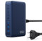 415W Cargador USB C Multiple, GAN IV 8-Port USB Charger Carga Rápida con Doble PD 100W, QC PPS Alimentador USB Multiple Cargador Tipo C para MacBook Air/Pro, iPhone, iPad Pro, Samsung, Huawei-Azul