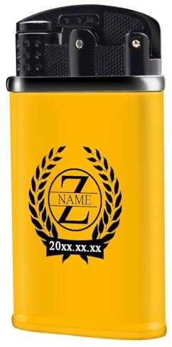 loongway Feuerzeug Personalisiert -Sturmfeuerzeug mit Jetflamme – Schlankes Luxusaccessoire & Hochwertiges Geschenk für Männer