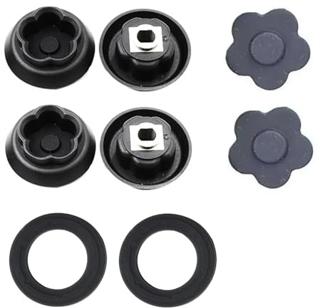 ZEMNLO Connecteurs de guide de lame de disjoncteur mural 2 pièces Pièces de mélangeur de presse-agrumes d'embrayage Roue motrice Connect 5 Gear Monsieur Cuisine, for Smart, 2.0 5T remplacement de la l