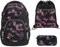 coocazoo MATE Schulranzen-Set 3tlg für Mädchen und Jungen ab der 4. Klasse mit Rucksack. Schlamperetui und Sportbeutel (Pink Illusion)