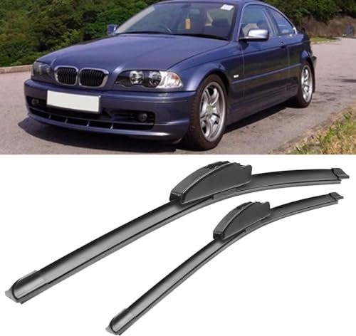 ZHANGX Scheibenwischer für BMW 3 Series E46 2000-2005, Front Wischer Klingen Auto Scheibenwischer