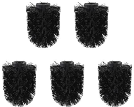 Lot de 5 têtes de brosse WC en polypropylène pour brosses de toilette BGL – Durable, efficace, taille standard, 6,8 x 9 cm, têtes de rechange pour le nettoyage