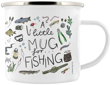 Stubbs Mugs A Little Mug for Fishing Enamel Mug