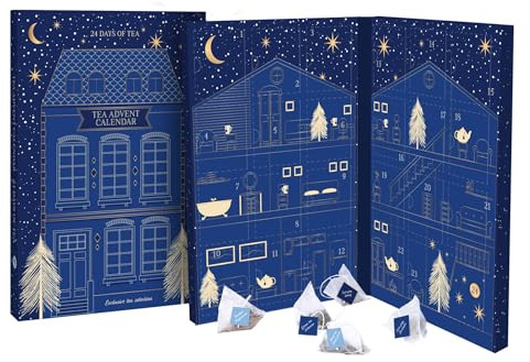 Tee-Adventskalender mit 24 Geschmackstagen
