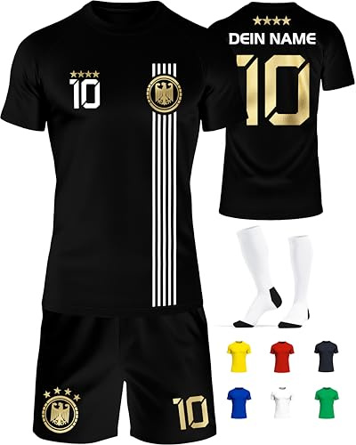 Deutschland Trikot Kinder Herren Damen WM 2026 Fussball Geschenke Jungen Coole Sachen für Jungs Fußball Trainingsanzug Tshirt EM Shirt geschenk junge 10 jahre Fußballtrikot Mädchen Set IIIII20Fo7IIIII