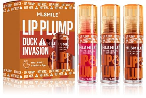 Lissymuse 3pcs Feuchtigkeitsspendender Lippenöl Lipgloss für Frauen Mädchen | Langanhaltender Glänzender Hydrating Lip Oil Makeup Set, Natürliche Lippenpflege, Pflegender Gloss für Optisch Vollere Lippen