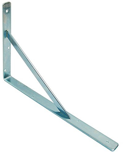 Systafex® Stegkonsolen Regalträger Schwerlastkonsole Regalwinkel Konsole Regalhalter Schwerlastträger (500mm x 330mm, Zink)