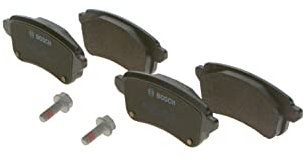 Bosch BP1738 - Plaquettes de Frein Arrière pour Voiture - Qualité Bosch - Réduction du Bruit et de la Poussière - Certifié ECE-R90 - Sans Cuivre - Jeu de 4 Plaquettes - Avec Accessoires