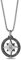 inSCINTILLE Collana Uomo Acciaio Ciondolo Rosa dei Venti, Lunghezza Regolabile 48-53 cm, Confezione Regalo Inclusa, Collanina Uomo Pendente, Catenina (Rosa dei Venti e Zircone - Nero)