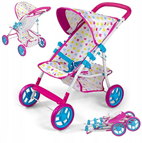 Natalie Candy Milly Mally Faltbarer Puppenkinderwagen