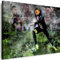 Myartstyle - Bilder Sport Kylian Mbappe PSG FC Fußball 80 x 60 cm Leinwandbilder Xxl - 1 Teilige Wandbilder Kunstdrucke w-a-2051-9