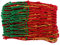 XCYYBB Antifall Netz, Sportnetz, Sicherheitsschutz, Rückschlagsperre, Übungsnetz, Tunnel-Netz, Kletternetz, gewebtes Seil, Outdoor, Baseball, Softball, Batting, Käfig, Netz, mehrfarbig, 6 x 6 m