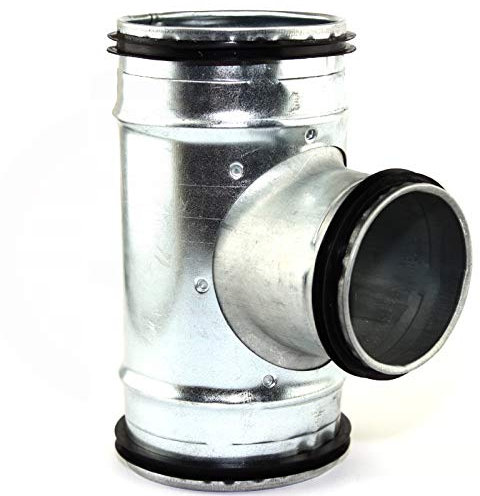 T-Stück mit Doppellippendichtung Ø 80 mm Ø 80 mm