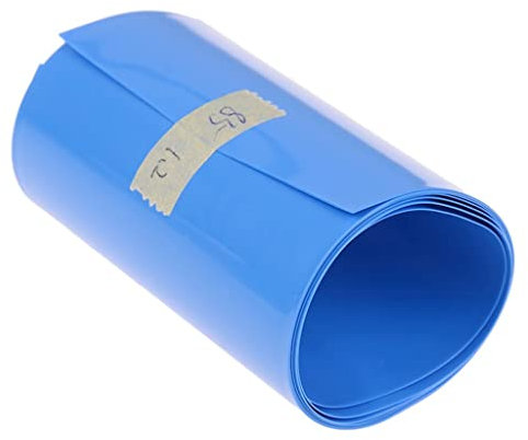 MYCZLQL 1M PVC Shrinkable Film Tape, 30-85mm 18650 Lithium Battery Heat Shrink Tube Tubing Li-ion Wrap Cover Skin Sleeves Accessories 1pcs (Size : 30mm)