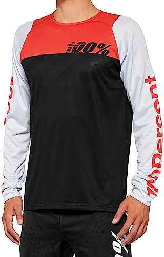 100% Kids MTB-Jersey Langarm R-Core Youth Schwarz Gr. M