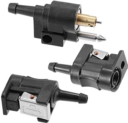 X AUTOHAUX Boat Engine Fuel Line Connector Joint Comp Fitting 6mm 6Y1-24305-06