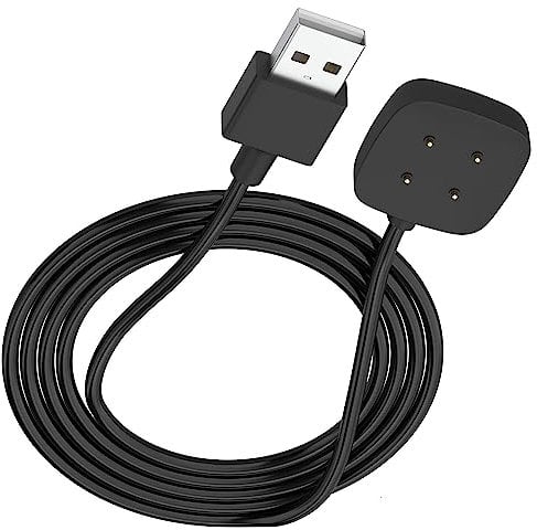 TUCANA Charger Cable Compatible for Google Pixel Watch 2/ Fitbit Versa4/Versa3/Sense2/Sense, Smartwatch USB Charger Adapter Charge Cord Charging Dock (1)
