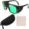 Serlium Schutzbrillen, Anti-UV-IR- Und Rotlicht-Schutzbrille,LED-Hydroponik-Brillen PC Schutzbrillen Verstellbare Brille Für Den Innenbereich, Pflanzenlicht,Labor