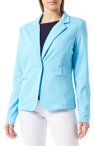 ICHI Damen Ihkate Lässiger Business-Blazer, 154421/Blue Grotto, XL EU
