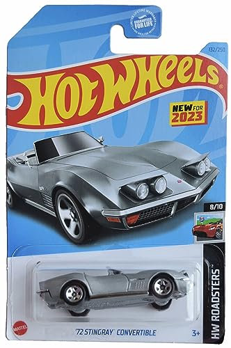 Hot Wheels '72 Stingray Convertible, HW Roadsters 8/10 [Plata] 132/250