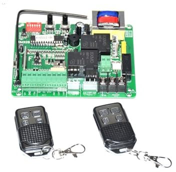 Abridor automático de puerta corredera Placa de Control de Motor, controlador de tarjeta electrónica Pcb con Control remoto opcional, 220VAC, 370W a 1000W, sin abridor de puerta corredera con teclado
