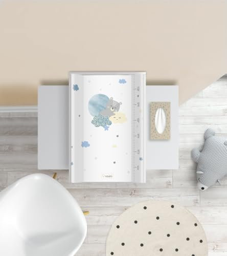 Baby Wickelauflage ohne Verstärkung Teddy - 70X 47 cm - Wickelplatte für Babybett - Wickelaufsatz und Bettumrandung - Changing Mat Zubehör