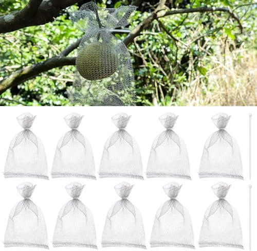 eROOSY 10 Stück 20×30cm Wurzel Schutz Mesh Tasche für Obst, Wühlmauskorb für Obstbäume, Wurzelschutz aus Edelstahl, Pflanzenwurzelschutz, Wurzelschutz aus Edelstahl für Pflanzen