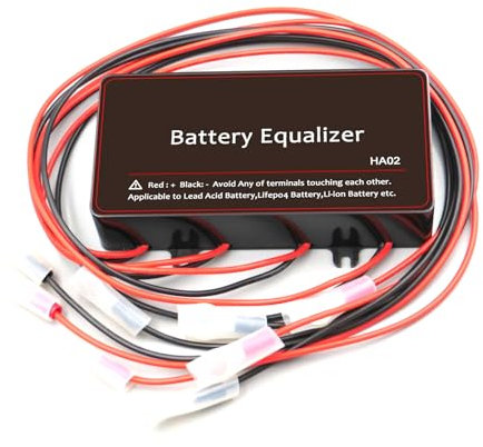 Équilibreur Tension Batteries 4x12V Pour Batterie Au Lithium-acide Au Plomb Affichage LED