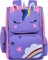 Aucuu Rucksack für Mädchen, Rucksack Kinder, Schulrucksack Mädchen, Große Kapazität Kinderrucksack, Leichter Schulrucksack Kinder für Outdoor, Schule, Reisen