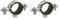 SOMATHERM FOR YOU, Lot de 20 Colliers isophoniques simples Ø16 mm en acier nickelé - Sachet de 10 pièces - Fixation pour tubes rigides - Réduction des bruits et absorption des vibrations