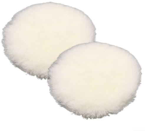 Imitated Wool Polishing Pads 2pcs 5 Inch Disks for Random Orbital Sanders, Perfect for Car Detailing