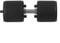 Electroplated Finish Round Magnetic Door Lock Designed for Modern Interiors (Black)