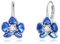 Orchid Earrings Sterling Silver Orchid Hoop Earrings Flower Jewellery Gifts for Women