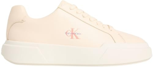 Calvin Klein Damen Cupsole Sneaker Chunky Laceup aus Leder