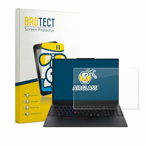 BROTECT Schutzglas für Lenovo ThinkPad E16 Gen 4 Schutzfolie Panzer Folie Glas[Extrem Kratzfest 9H, Anti-Fingerprint, Ultra-Transparent]