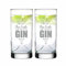 4you DESIGN 2-er Set Gin-Gläser | Am Ende ergibt alles einen GIN! | Geschenkidee für Männer und Frauen | Geschenk zum Geburtstag, Weihnachten, Valentinstag | Füllmenge pro Glas 485 ml