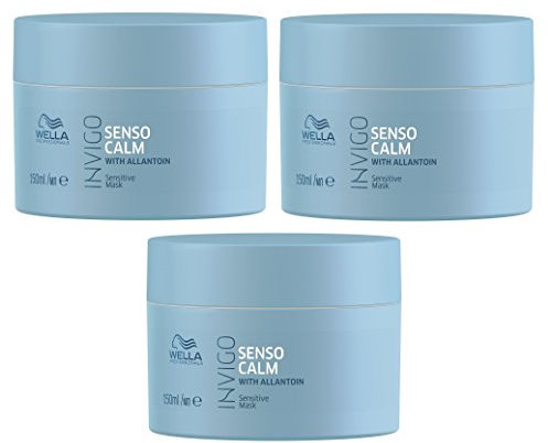 3er Senso Calm Sensitiv Maske Invigo Wella Professionals mit Allantoin je 150 ml = 450 ml
