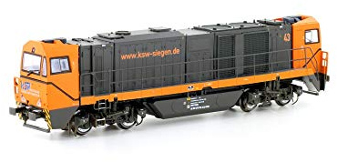 Mehano 58906 KSW asymmetrisch - DC Vossloh G2000, Schwarz & Orange, H0