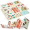 Humbi Spielmatte Baby Krabbelmatte Faltbarer XPE-Schaumstoff Doppelseitig Wasserdicht Größe 120x180x1cm Teppich Babymatte rutschfest Tragbar (London/Straßen)