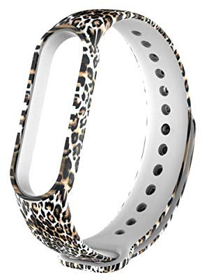 Shieranlee Compatible avec Xiaomi Mi Band 5 Smart Strap Stra Sangles de Rechange en Silicone pour Xiaomi Mi Band 5 Smart Bracelet Sangle daffichage Couleur NFC