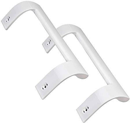 Tirador Puerta Compatible con Frigorifico Beko, Savoid y Smeg - Kit de 2 - Color Blanco - 4321270300