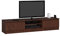AKORD | Mobile per TV in Legno K 140 | Mobiletto Porta Televisione Soggiorno | un ripiano aperto | 2 Ripiani con Ante a Battente a Sinistra e a Destra | 33x160x40 cm | Peso 30 kg | Wenge