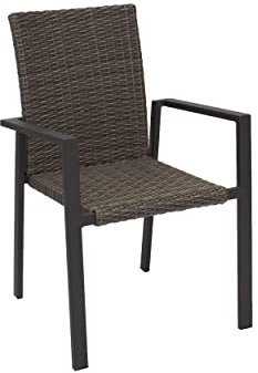 LC Garden »Komido« Dining Stapelstuhl Armlehnstuhl Omega braun