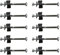 10 Pcs Trampoline Screws, Trampoline Accessories, Trampoline Bolts And Nuts, Trampoline Stability Tool Set, Screws For Attaching The Trampoline, Suitable For Large Trampoline And Small Trampoline