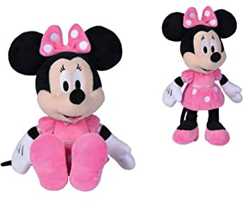 Disney - Vestito rosa caldo di Minnie Mouse, 20 cm, peluche, rosa, a partire da 0 mesi
