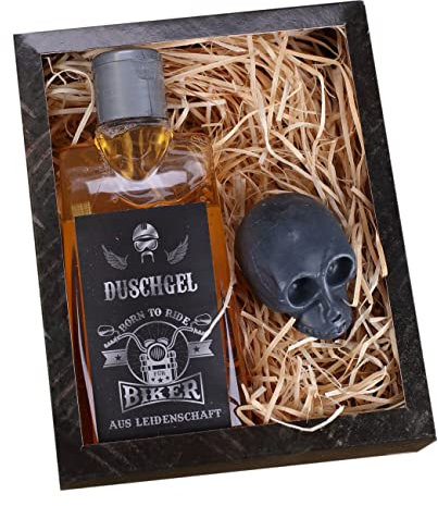 Lustapotheke® Geschenkset für Biker Duschgel und Seife für Männer