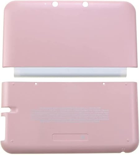 Front Back Faceplate Plates Upper & Bottom Battery Housing Shell Case Cover for 3DS XL / 3DS LL Game Console(Pink)