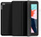 Gahwa Hülle für iPad 9,7 Zoll (2018/2017 6./5. Generation)/Air 2 /Air mit Stifthalter, Premium PU Leder Soft TPU Rückseite Folio Case Cover, Ultradünn Schutzhülle mit Auto Schlaf/Wach - Schwarz